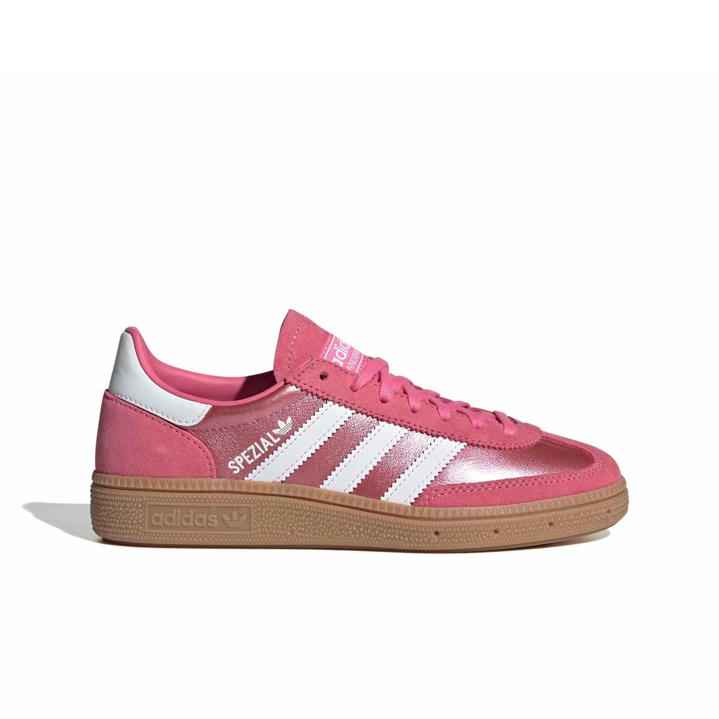 adidas Originals Handball Spezial "Pink Fusion/Ftwr White/Gum 4" Grade School Girls' Shoe - PINK/WHITE/GUM